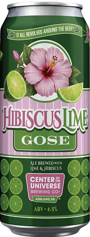 Hibiscus Lime Beer Can